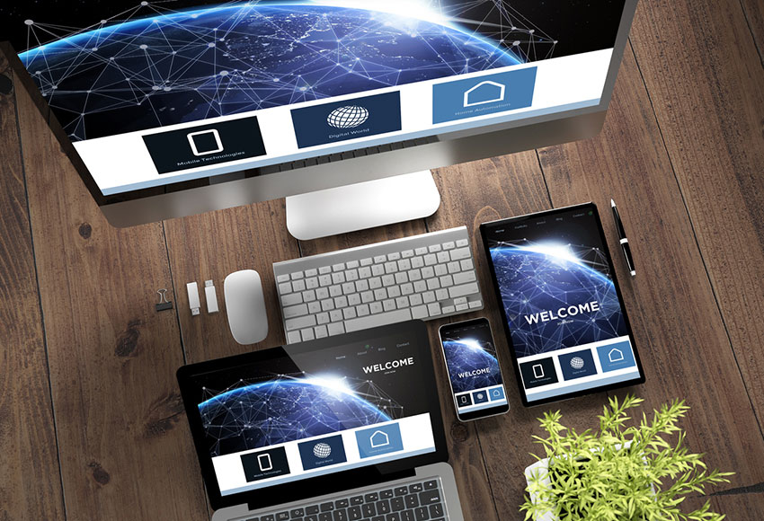 wooden desktop devices